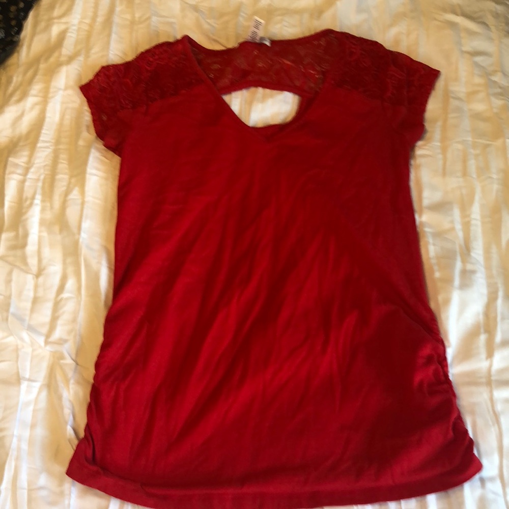Ambiance Maternity Blouse, Size M